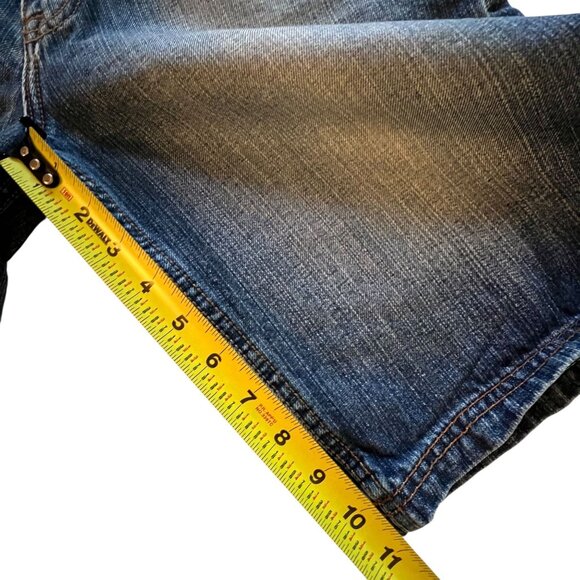 Pepe Jeans Denim Shorts AA Size 18 Youth Distressed 5 Pockets medium wash - Picture 11 of 12